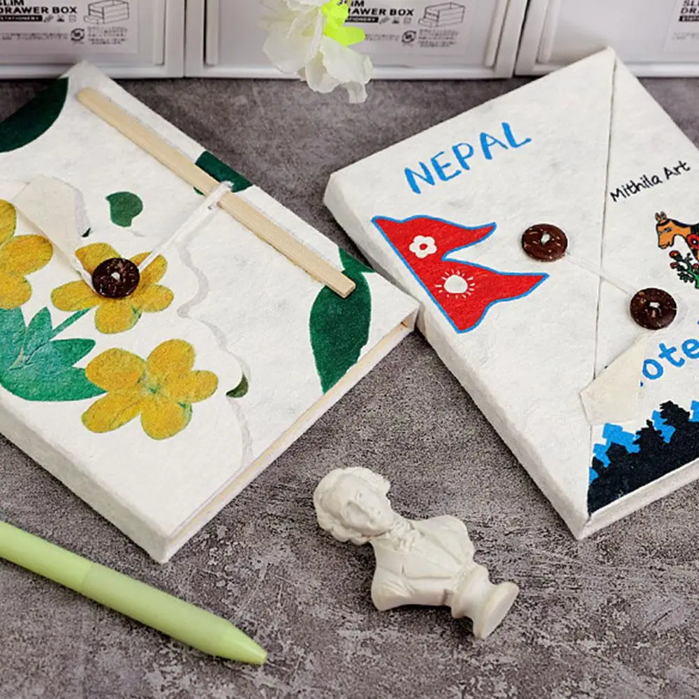 40 Sheets Portable Scrapbook Notepad Artistic Stationery Set for Sketch Art DIY Handmade Journal Artistic Stationery Set