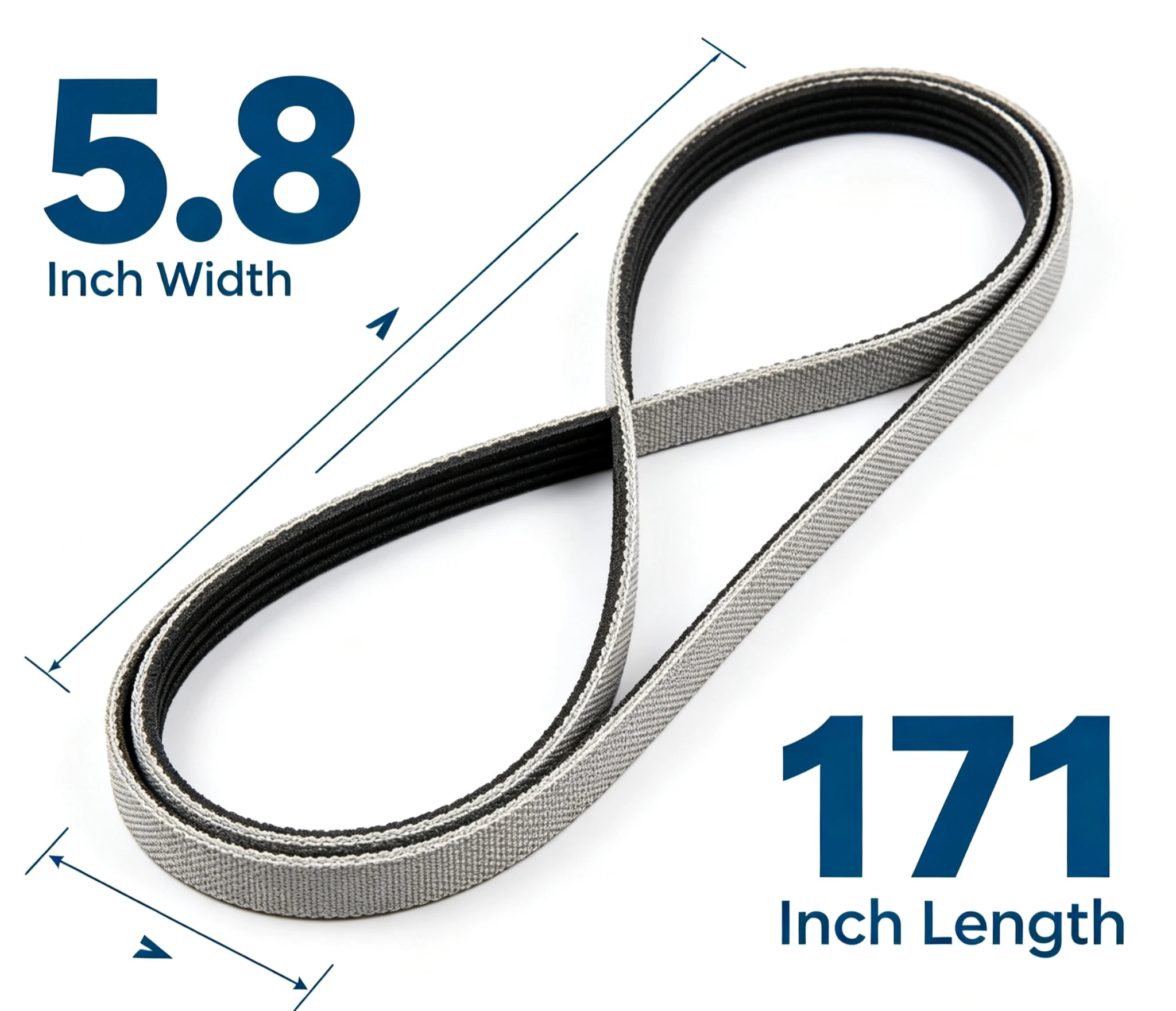 1PCS 5 8 x171 Classic V Belt Aramid Cord Reinforced Drive Belt Fits John Deere ZTrak Series 54 Deck Replace TCU31132 B168