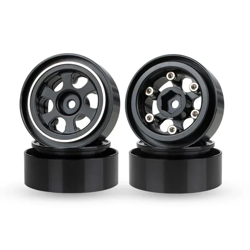 

Racing Aluminum Wheel Rims Upgrades Parts Accessories for 1/18 RC Crawler Car Trxs TRX4M TRX-4M