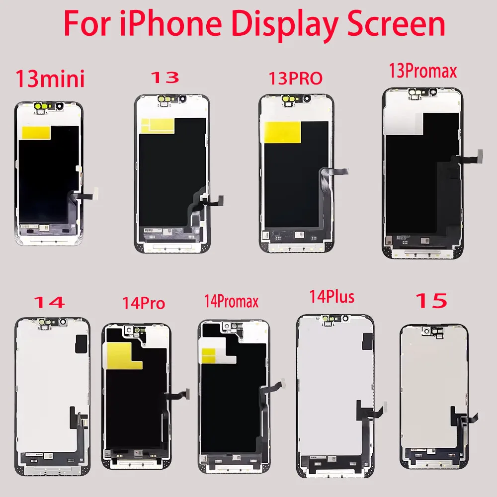 AAA +++ OLED para iPhone XS Max X XR LCD Incell para iPhone 11 15 14 Pro Max 13 Mini 12 Plus componente digitalizador de pantalla OLED