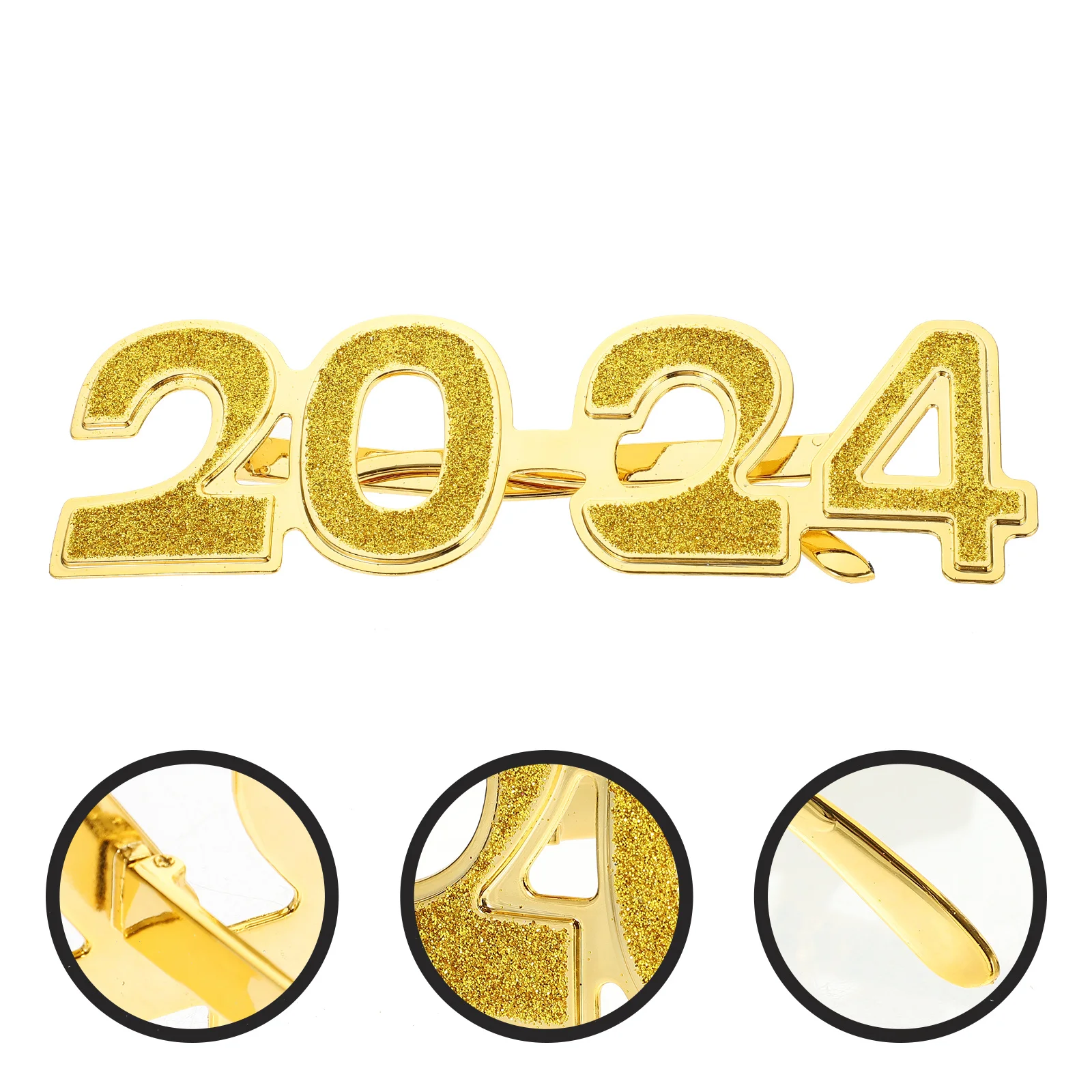 

Funny Dancing Glasses 2024 New Year Party Eyeglasses Decor Photo Booth Props Number Eye Wear for Celebration Gatherings