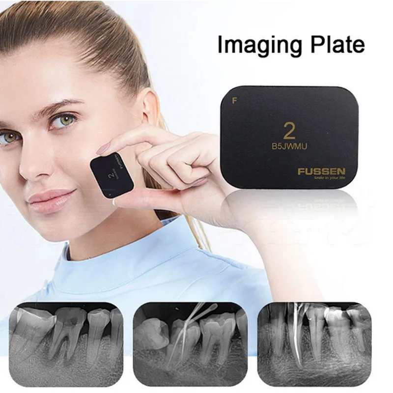 

Fussen Phosphor Plate Digital Intraoral Image Plates Scanner Medical Radiovisograph Digital Dental PSP Scanner Plate 2# IP Plate