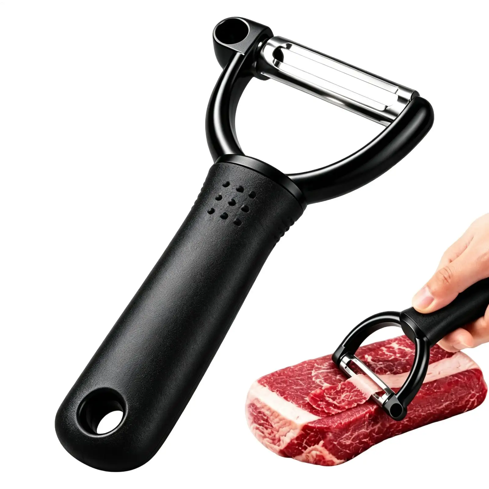 Handheld Fat Trimmer BBQ Cooking Cutter Beef Meat Fat Trimmer for Barbecue Holiday Feast Gathering Dinner Handheld Meat Cutter