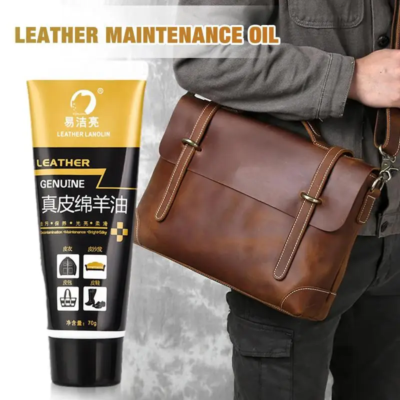 Waterproof Shoe Polish Leather Maintenance Oil Polisher Cleaning Tool For Artifact Refurbished Changing Care White Brown Black