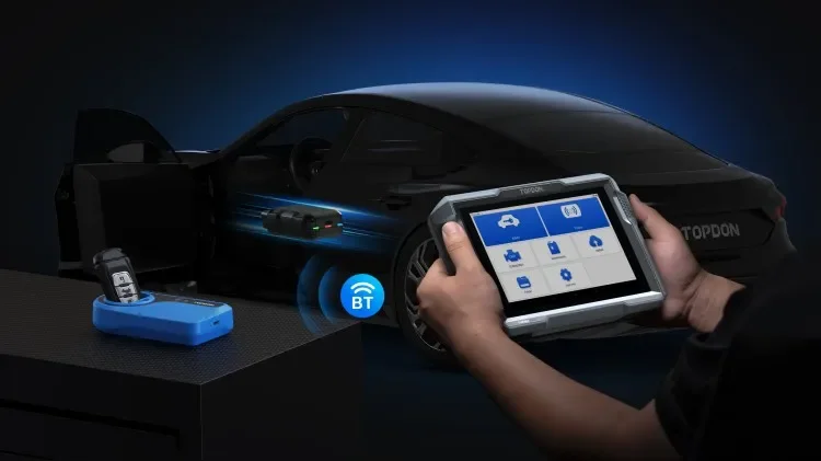 Picture 6: TOPDON T-Ninja Pro Professional Portable Smart Automotive Vehicle Car Diagnostic Scanner Key Programming Tools Key Programmer