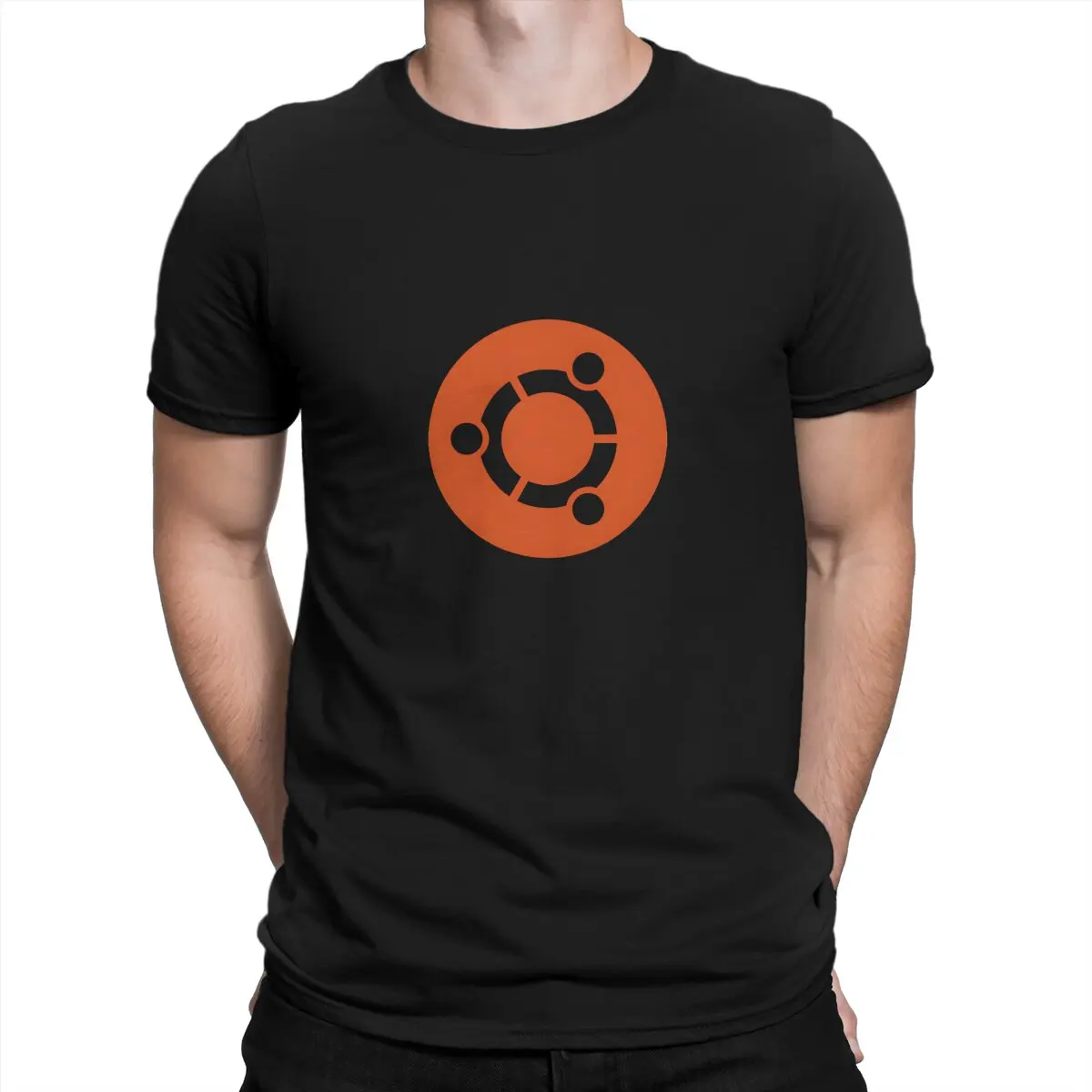 Ubuntu Operating System T-Shirt Men Linux Funny 100% Cotton Tee Shirt Round Collar Short Sleeve T Shirt Original Clothes