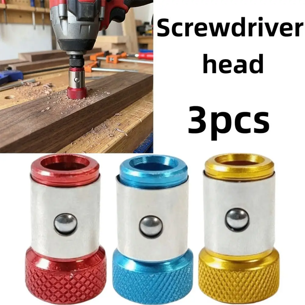3pcs Anti-Slip Design Magnetic Ring Bit Magnetic Durable Magnetizer Ring Available At Both Ends High Performance