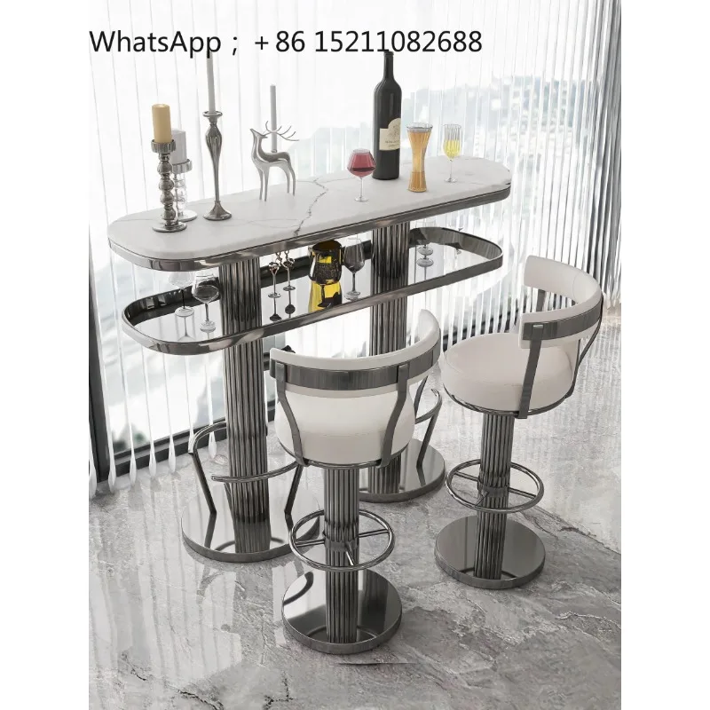 LLY Balcony Leisure Small Bar Home Living Room Partition Bar Bench Bar Chair Home