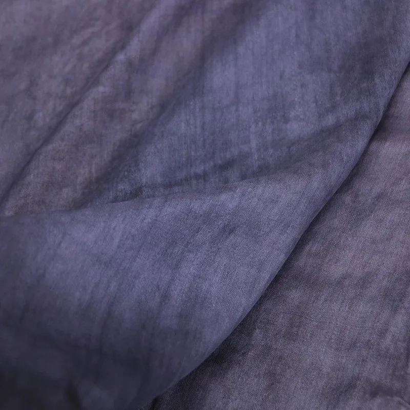 Dirty purple 12MM tussah silk natural dyeing craft fabric a niche with multiple colors