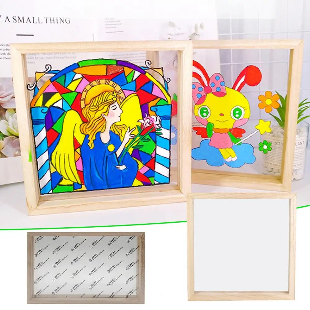 Paper Frame  Durable Children Painting Display Frame  Sturdy Construction Photo Frame