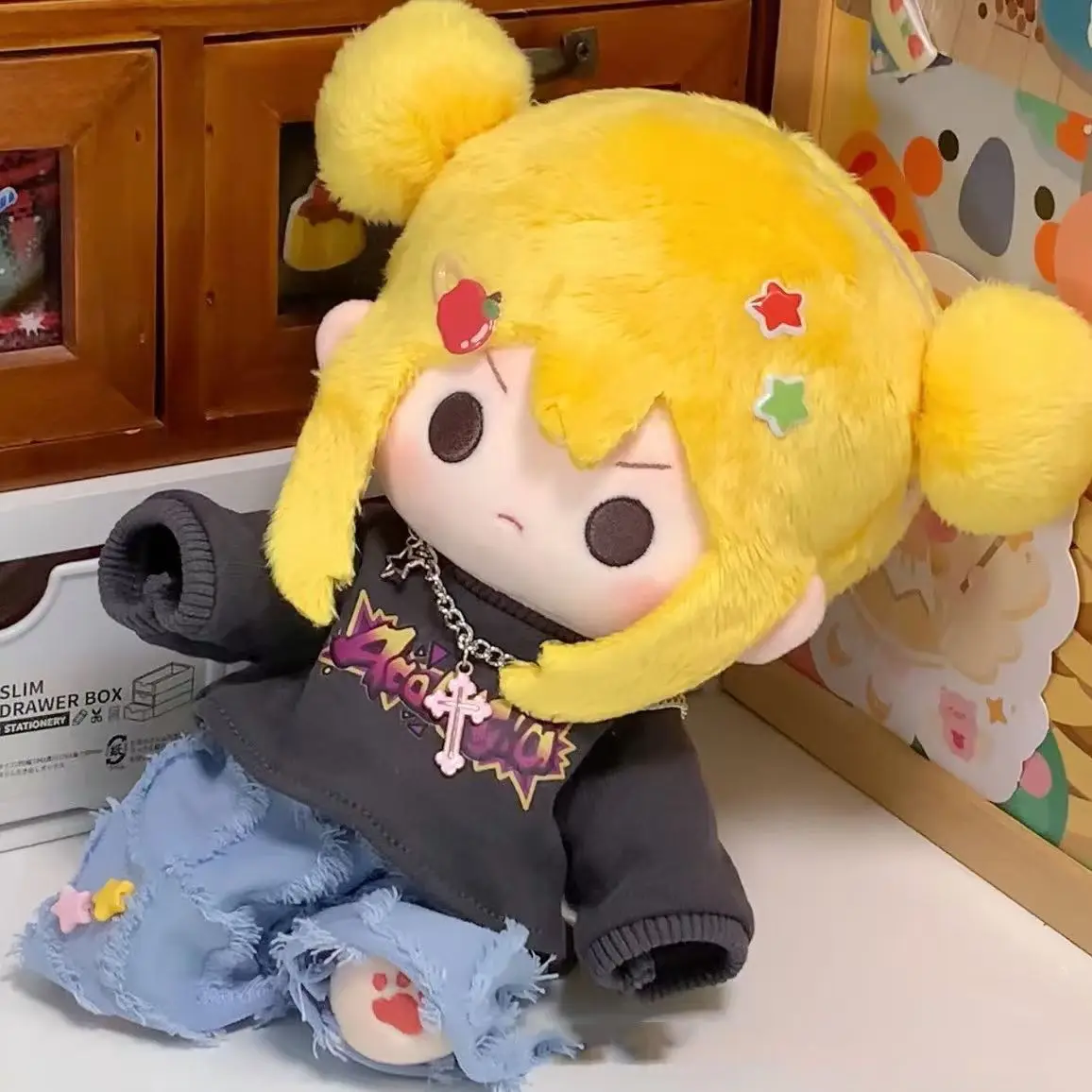20cm Lucy Heartfilia Anime rysunek cosplay pluszowy element ubioru bawełniana lalka zabawki dla dzieci Cartoon kolekcjonerskie zabawki prezentowe
