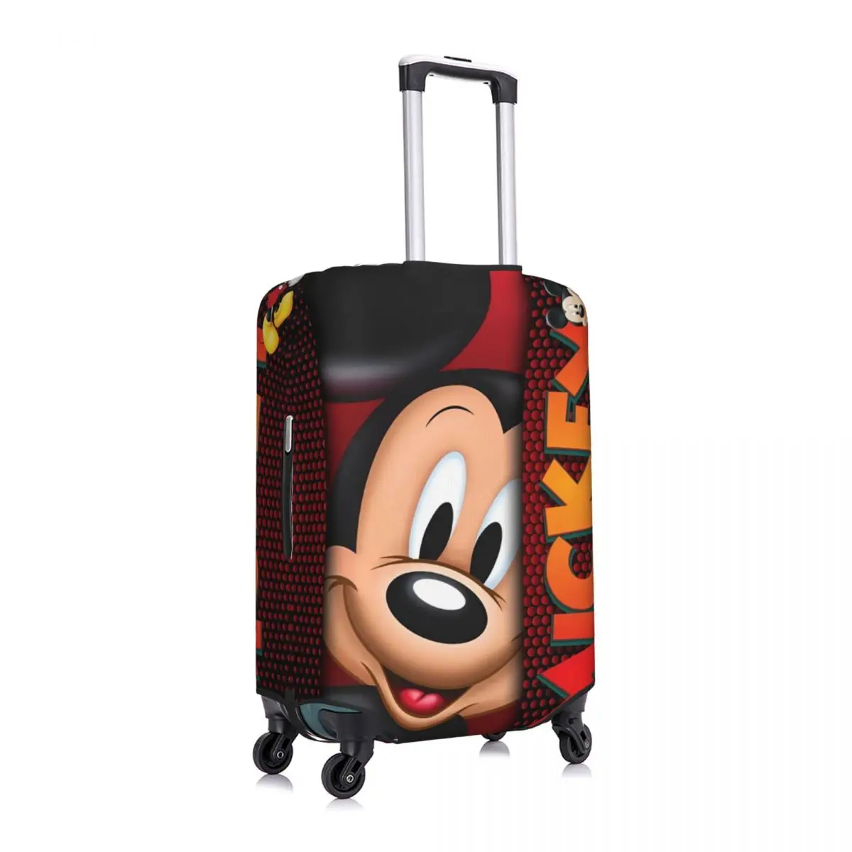 Mickey Mouse Print6 Suitcase Cover Vacation Business Practical Luggage Supplies Protection