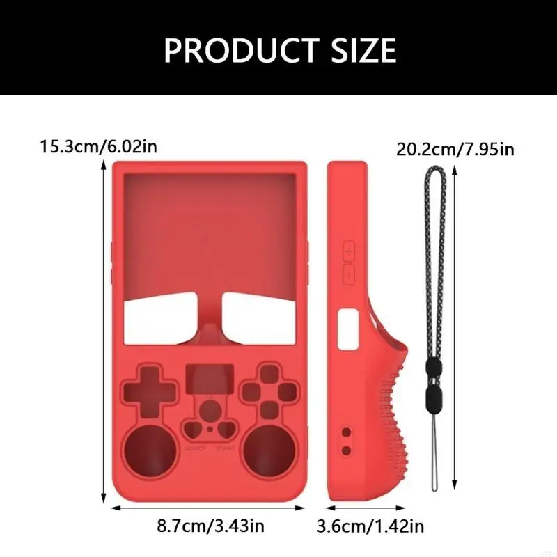 غلاف مقاوم للغبار من ألعاب Gamepad مع غطاء واقي السيليكون لـ R36 R36