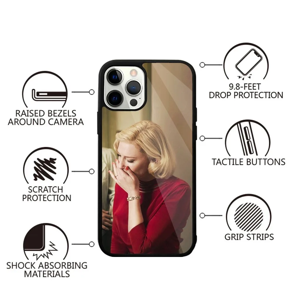 Cate Blanchett  Phone Case Strong Magnetic For IPhone 15,14,13,Pro,Max,Plus,11,12,Mini For Magsafe Wireless Charging