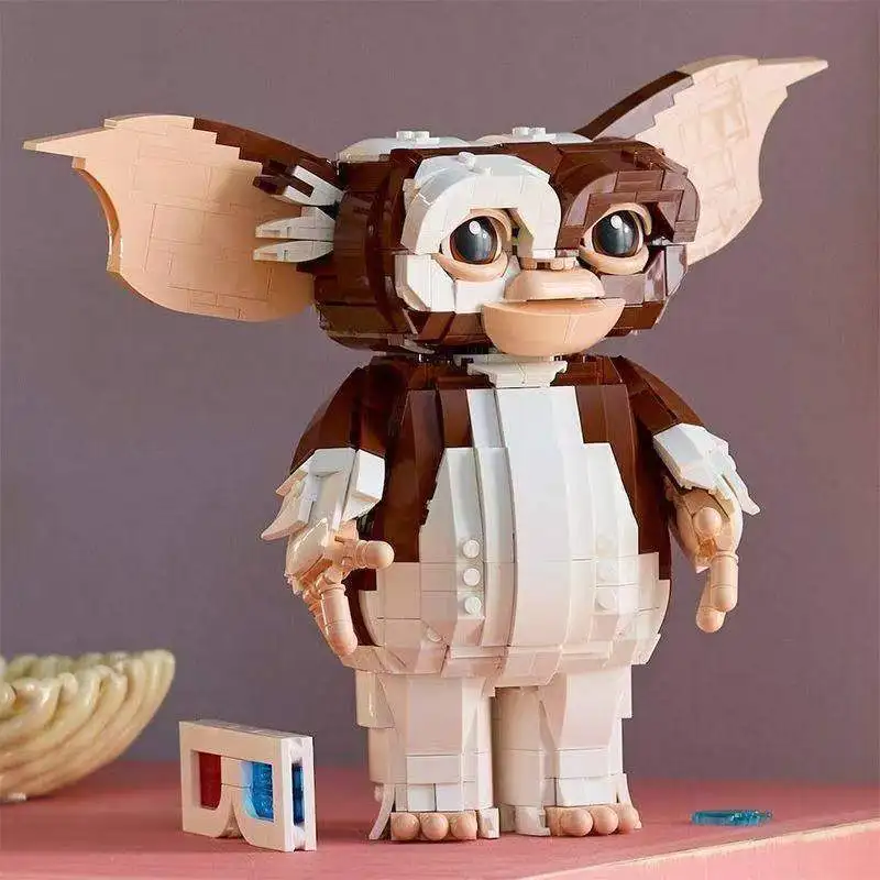 Blocs de construction compatibles 21361 Disney Gizmo Bricks, 1125 pièces, idées Gremlins, figurines de films Mogwai, cadeaux d'anniversaire pour enfants garçons, jouets