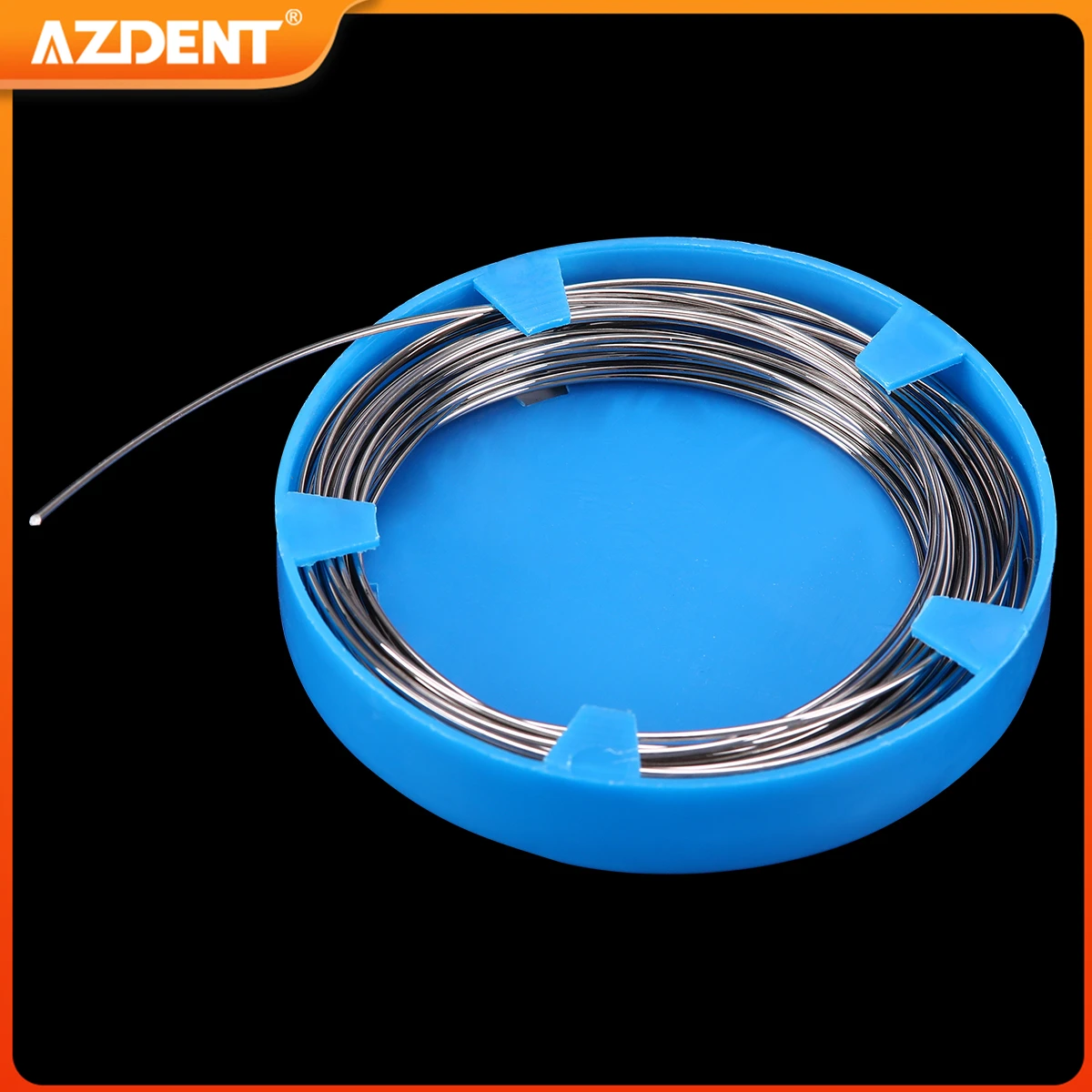 50g/Roll Dental Orthodontic Arch Wire AZDENT Stainless Steel Size 0.5/0.6/0.7/0.8/0.9/1.0mm Archwires Dentistry Tools