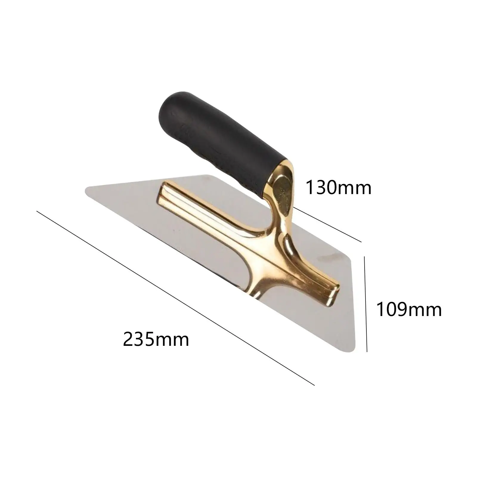 Plaster Cement Putty Scraper Comfort Grip Soft Handle Finishing Trowel for Wall Decoration Wall Construction Sheetrock Concrete