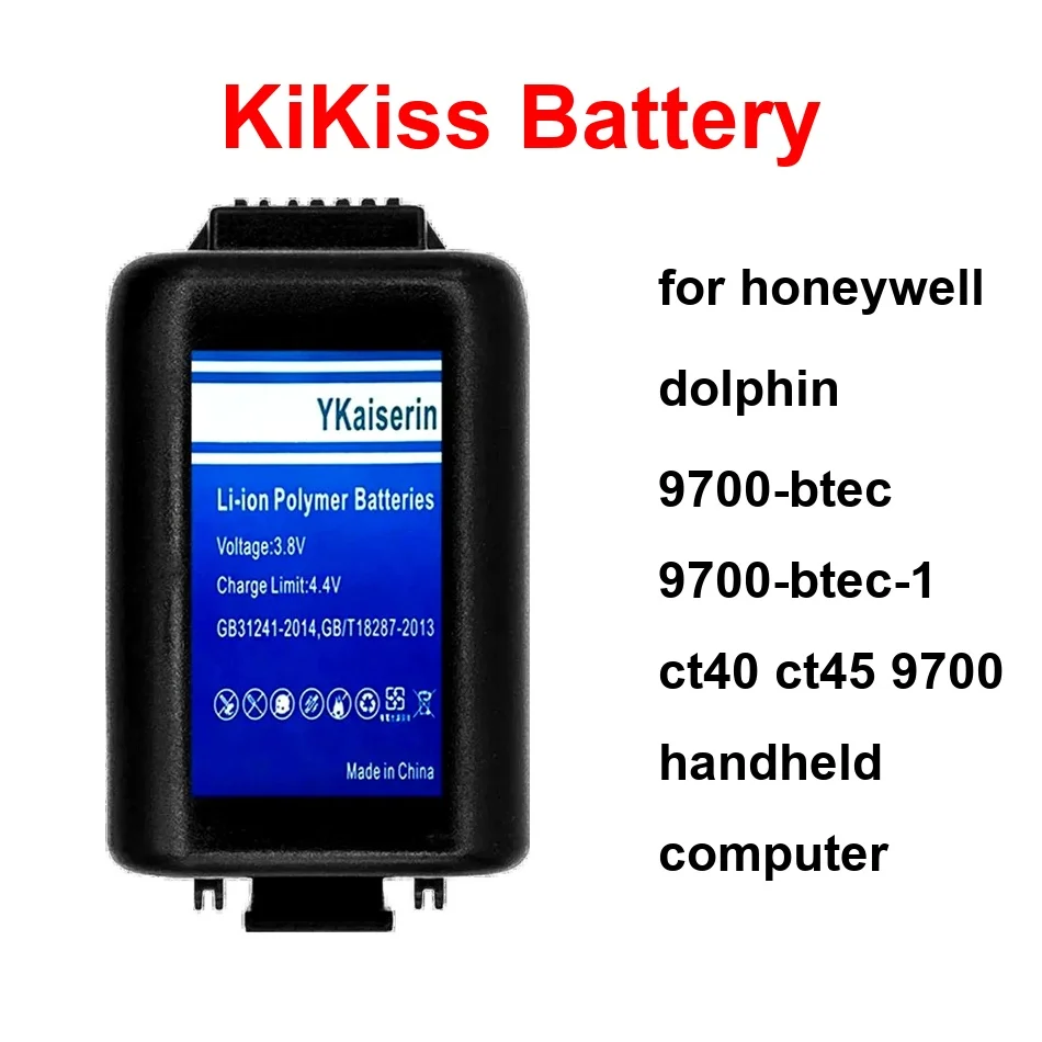 

Аккумулятор CS-HY9700BL CT50-Btsc-A для портативных компьютеров Honeywell Dolphin 9700-Btec, 9700-Btec-1, CT40, CT45, 9700