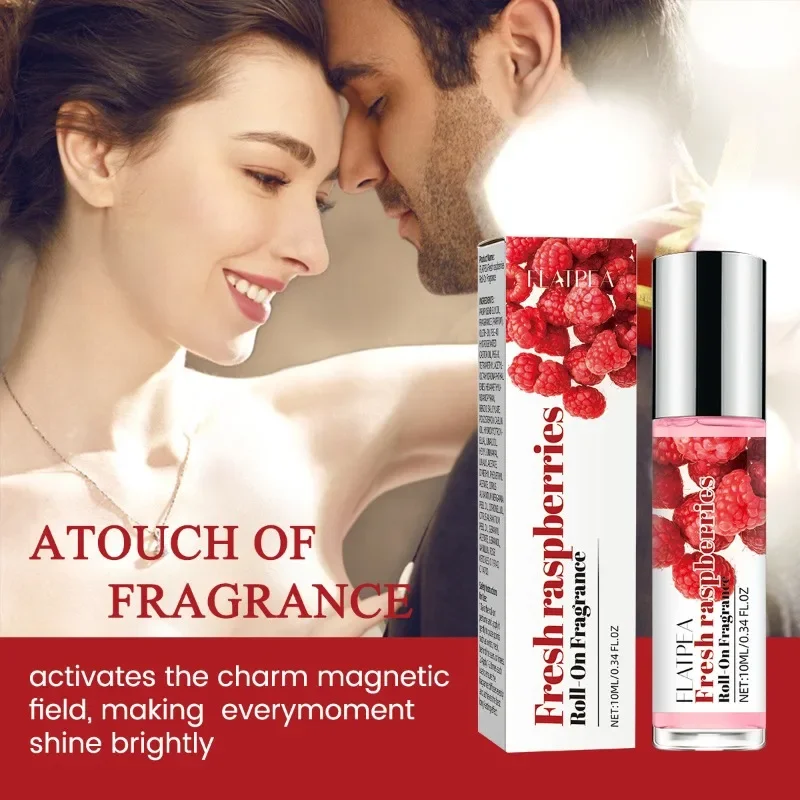 10ml Damski Perfumy Mini w Formie Rollerball z Zapachem Malinowo-Wiśniowym, Osiągające Długotrwałe Trwałość, Eau De Parfum, Świeże, Naturalne Perfumy w Rozmiarze Podróżnym