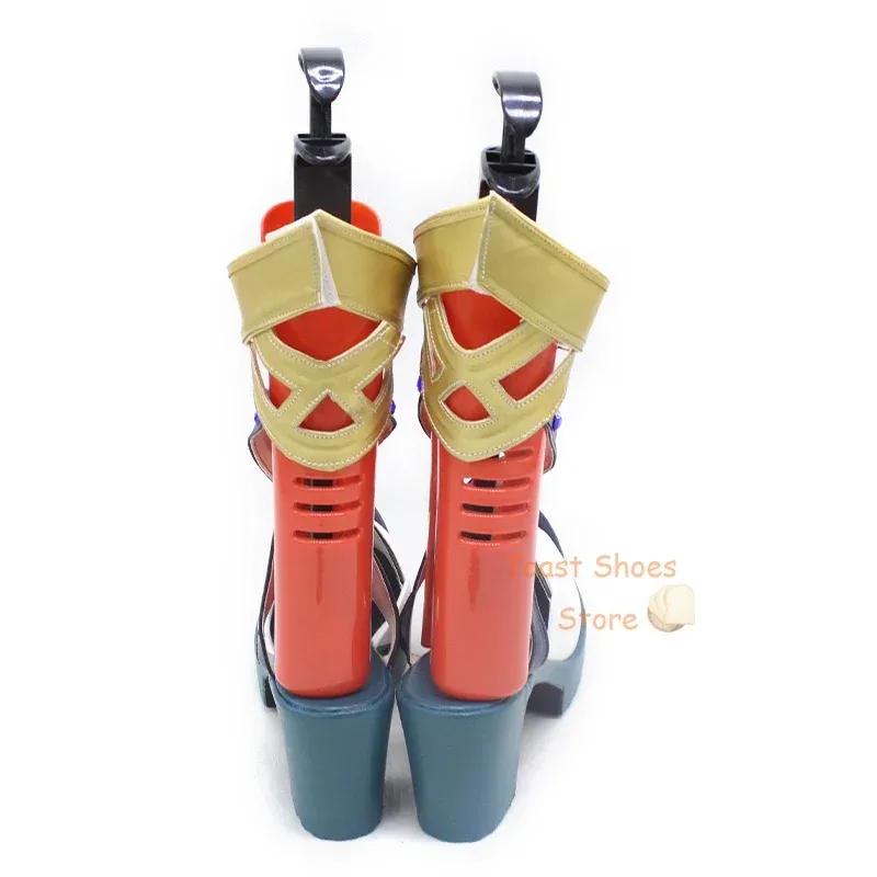 

qq98Game Genshinimpact Faruzan Comic Anime Game Role Play for Con Halloween Cosplay Costume Prop Shoes