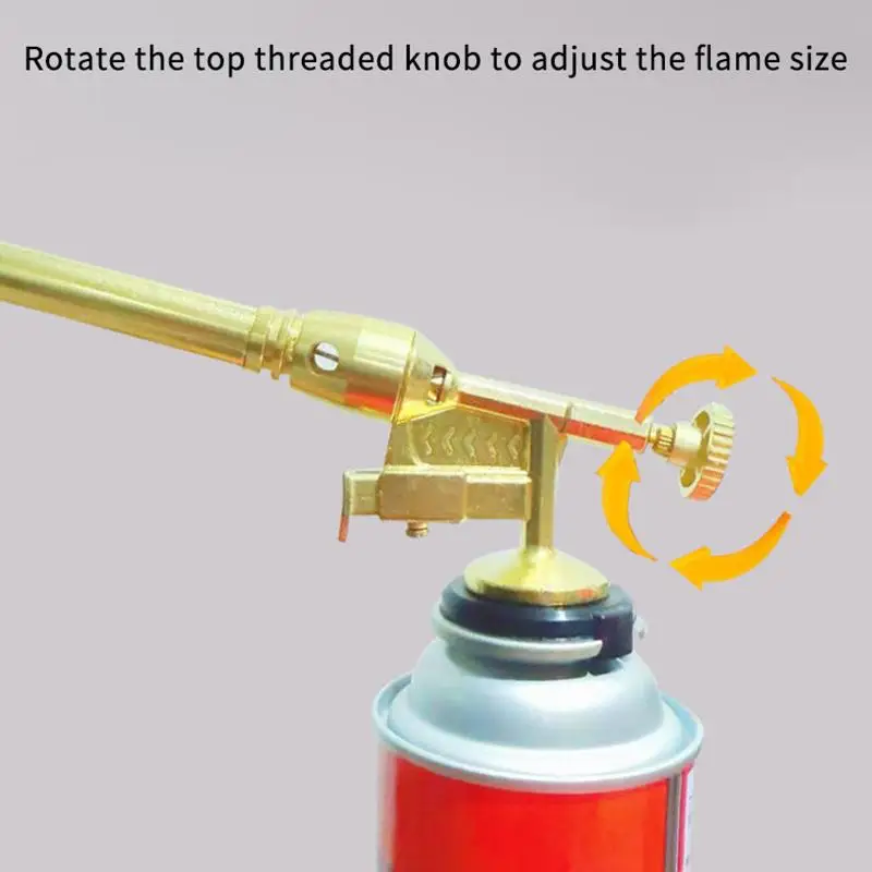 Portable Copper Welding Gas Torch Flame Butane Gas Burner Outdoor Camping BBQ Kitchen Lighter Welding Equipment Flamethrower.