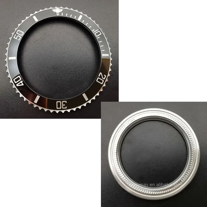Clean Factory Super Ceramic Bezel For 40mm Submariner 116610LN, Aftermarket Watch Parts