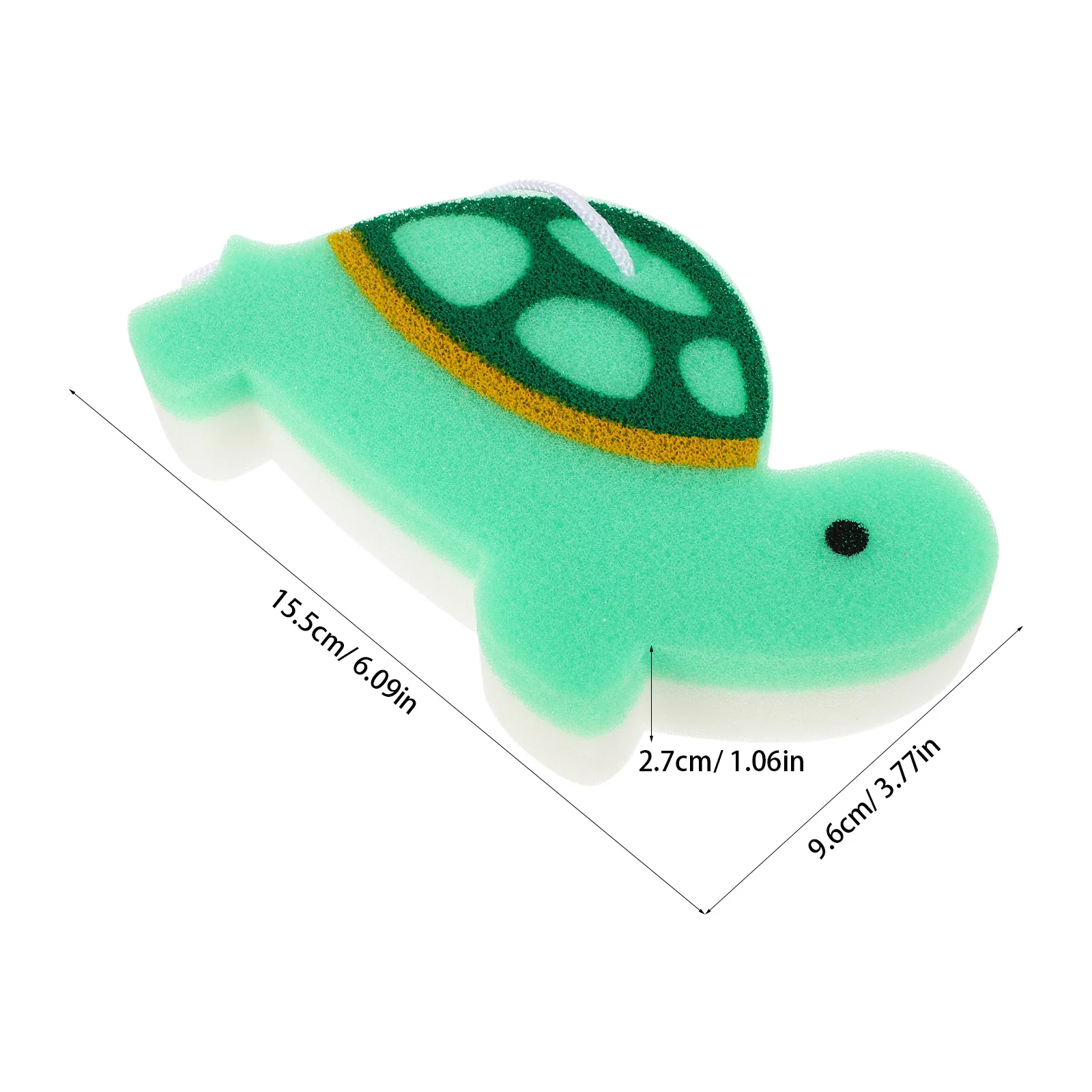 Jouets de bain tortue adorables, brosse éponge douce pour nouveau-né, épurateur de nettoyage multifonctionnel, lavage du corps, éponges de dessin animé, 4 pièces