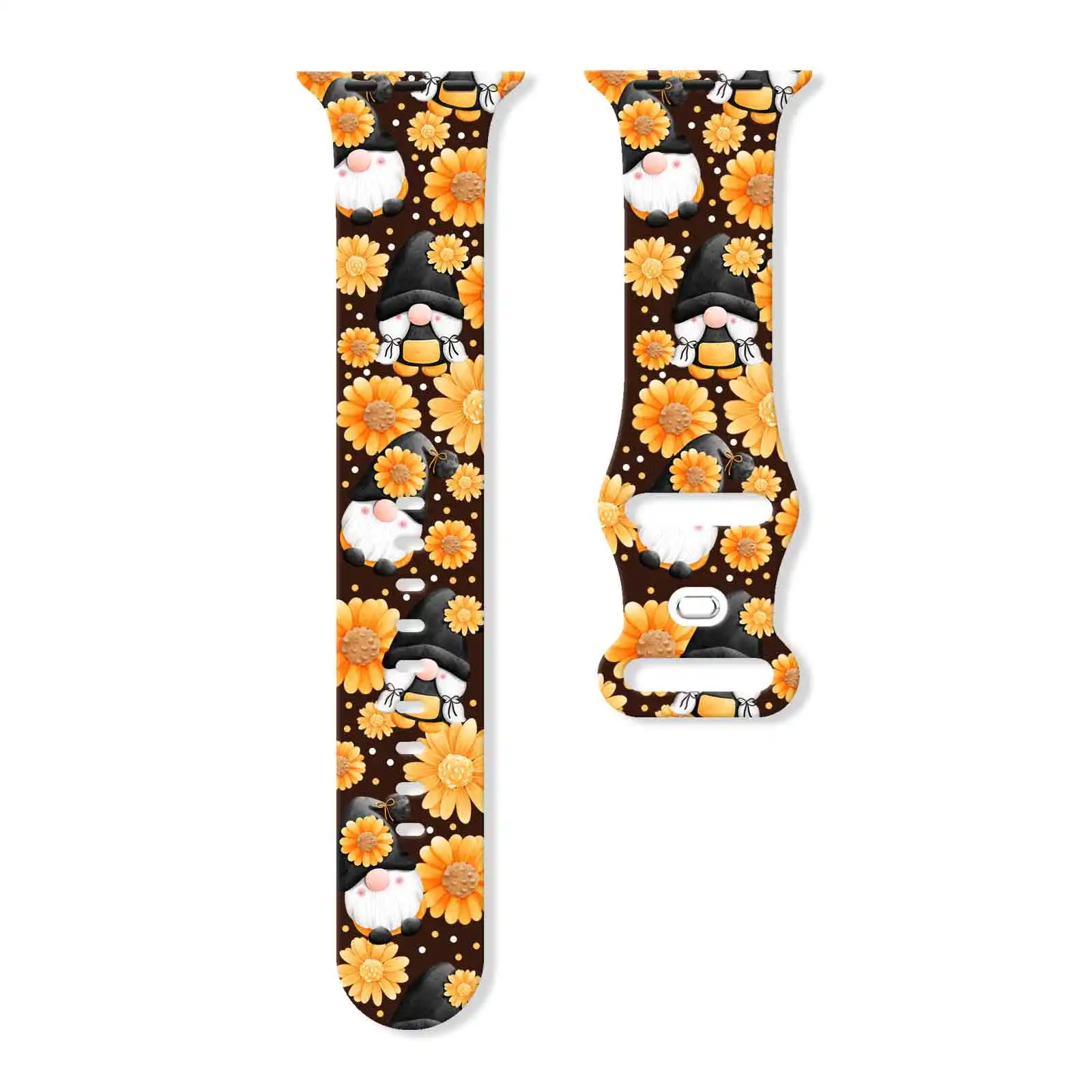 

Bee Spirit series printed watch strap for Apple Watch 11 10 9 8 7 6 Silicone Band Replaceable Bracelet for iWatch 46mm 44mm 42mm