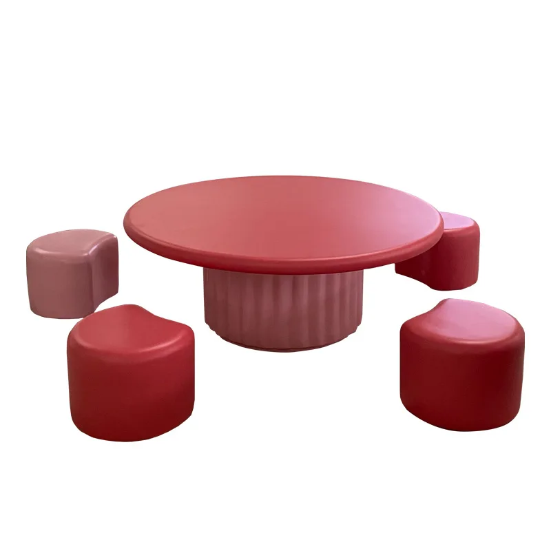 

Fiberglass, seating, outdoor, cobblestone, round, combination, school, park