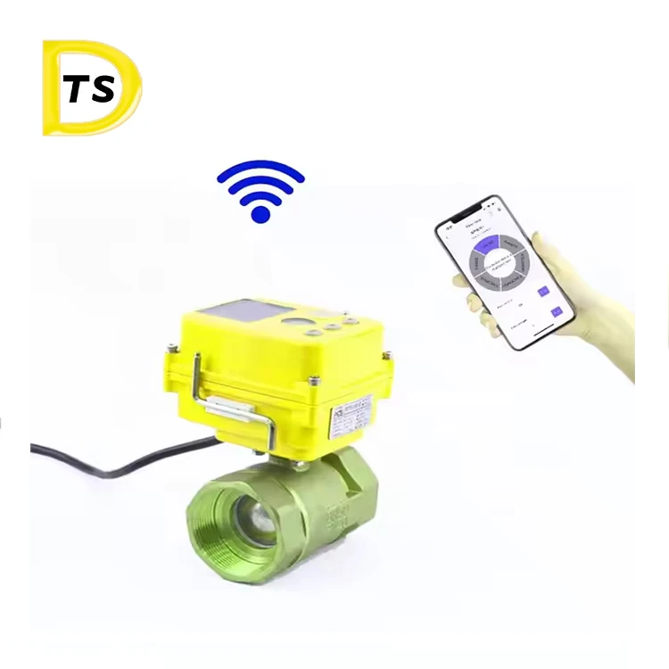 High Quality Customisable Smart Water Valve WiFi Mobile Actuator Control Full Port Motorised Valves DC and AC Ball Valves