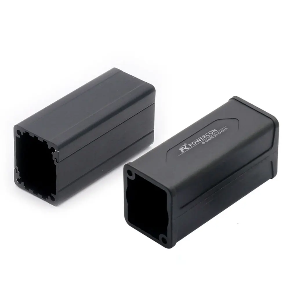 10pcs Extender Connector 65mm Plastic/Metal Outer Case Panel Mount Straight Adapter for LED PowerCon AC Coupler Speakon