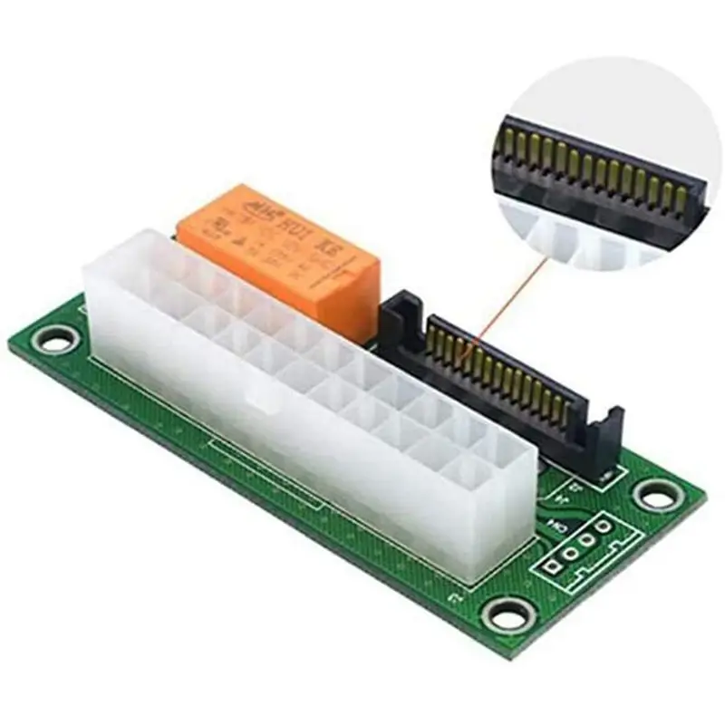 A04G-3X Power Board Dual PSU Multiple Power Supply Adapter Add2psu With Sata ATX 24Pin To 4Pin Connector For Bitcoin Miner
