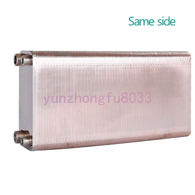 120 Layer Household Plate Heat Exchanger Automatic Exhaust Valve Beer Cooler Stainless Steel Counterweight Cooler