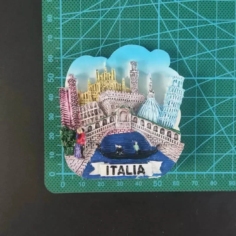 Venice European Rome Italy Tourism Scenery Refrigerator 3D Fridge Magnet Sticker Travel Souvenir Gift Kitchen Home Decoration