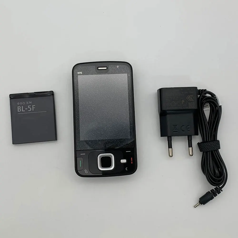 الأصلي مقفلة N96 واحد SIM بلوتوث 2.8 "950mAh مكبر الصوت شحن سريع الهاتف المحمول في حالة جيدة