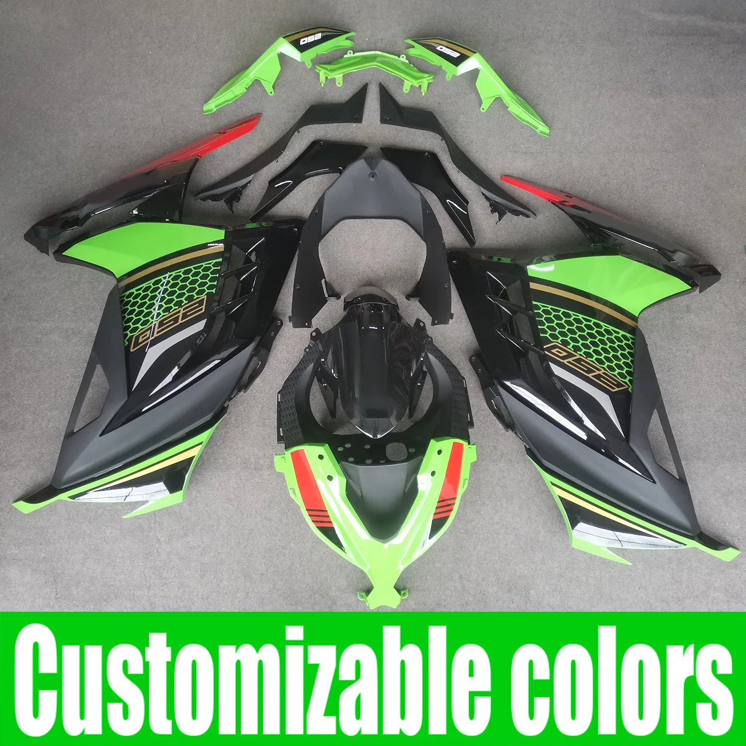 Fit for Kawasaki Ninja 300 250 EX300 EX250 2013 - 2017 ABS Fairing Body Panel Kit Motorcycle Shell Set NINJA300 NINJA250 EX