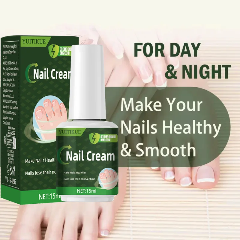 YUITIKUE Nail Repair Cream 15ml - Intensive Repair for Yellow & Dull Nails, Restores Healthy Glow, Day & Night Care