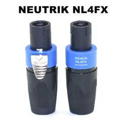 10PCS new Neutrik NL4FX Speakon 4-pole connector Male Audio Speaker connector Speaker Amplifier NL4FX connector four-core plug