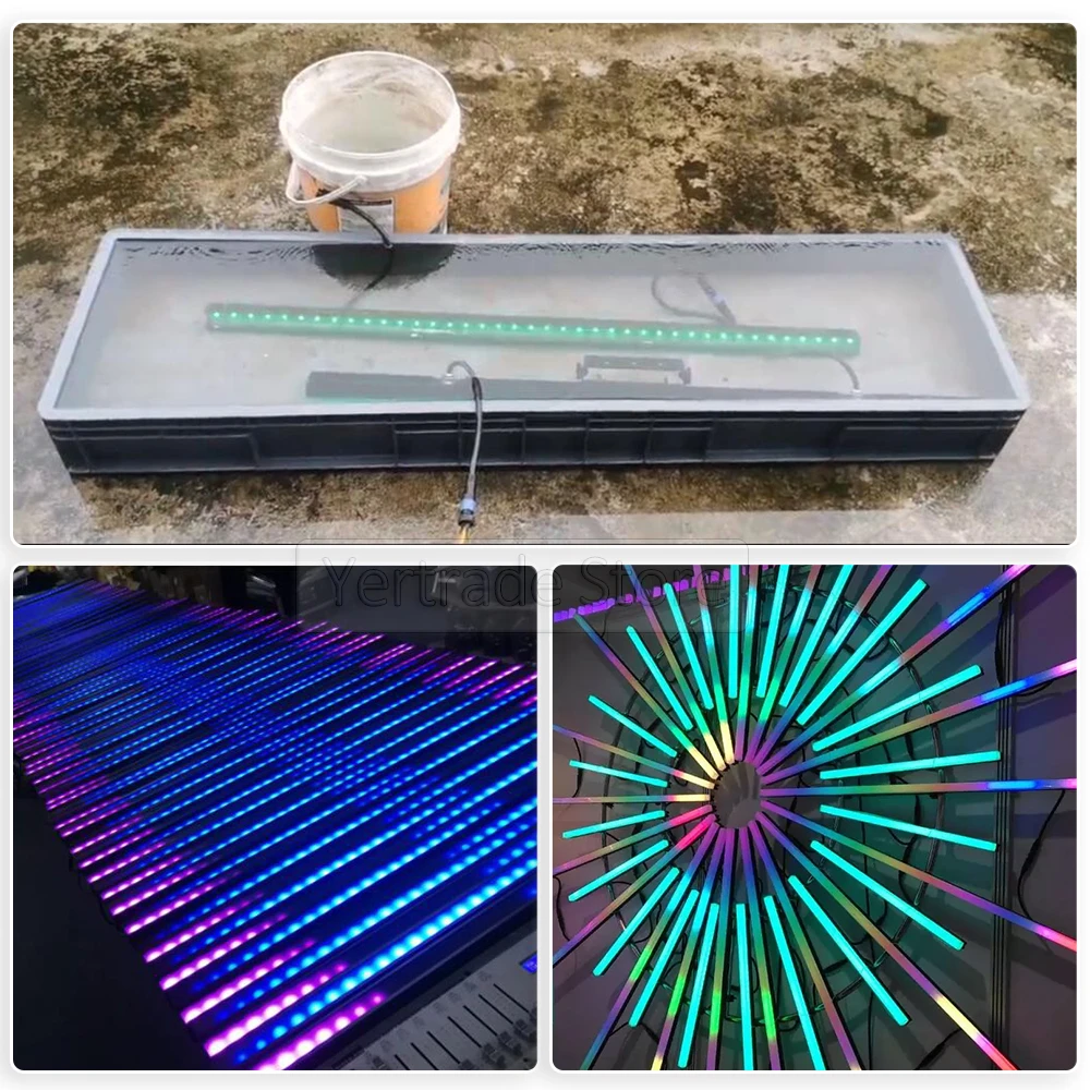 Lente smerigliata per esterni 40x0.5 LED Pixel Bar Strip Light Effect per Dance Bar DJ Holiday Wedding natale Halloween decorare