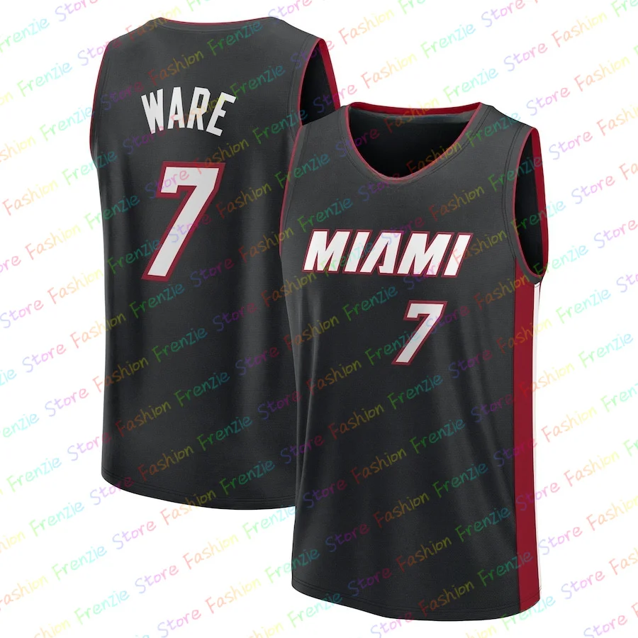 24/25 Newest MIAMI Heat Basketball Jersey Vest Fashion Men\'s Sports Sleeveless Tank Top Casual Outdor Fans Basketball Shirts