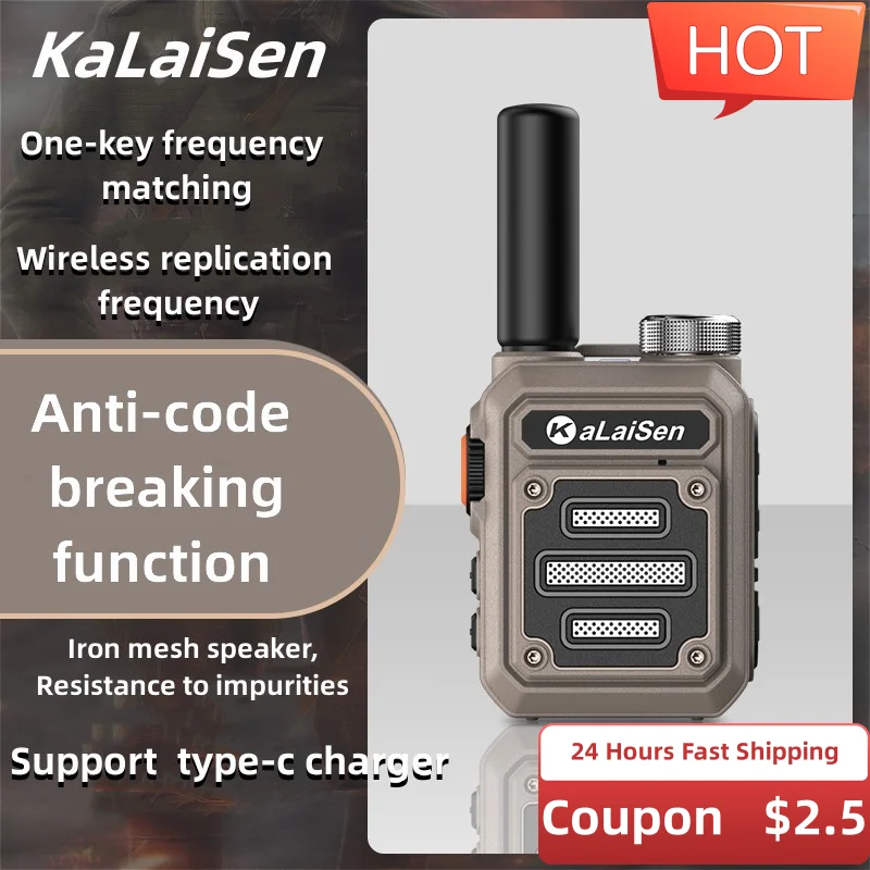 KaLaiSen TD630 UHF Walkie Talkies Long Range  Wireless Copy Frequency  Two-way Radio Hand-held  Comumicador