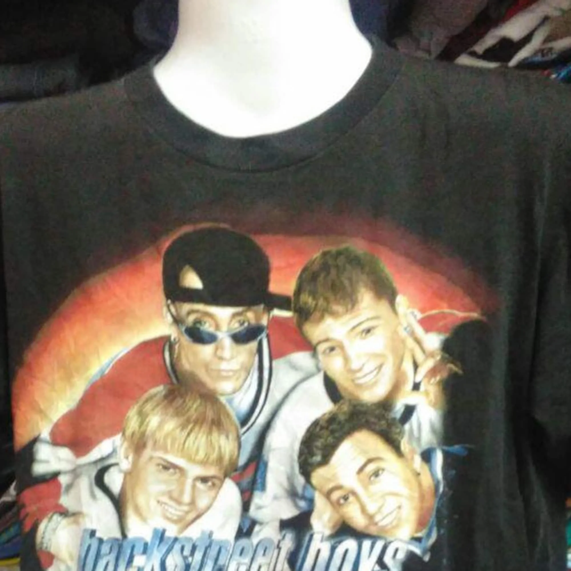 Vintage clothing 90's Rare,Heavy Metal Backstreet Boys t-shirt 2 sided 90s pop rock size L