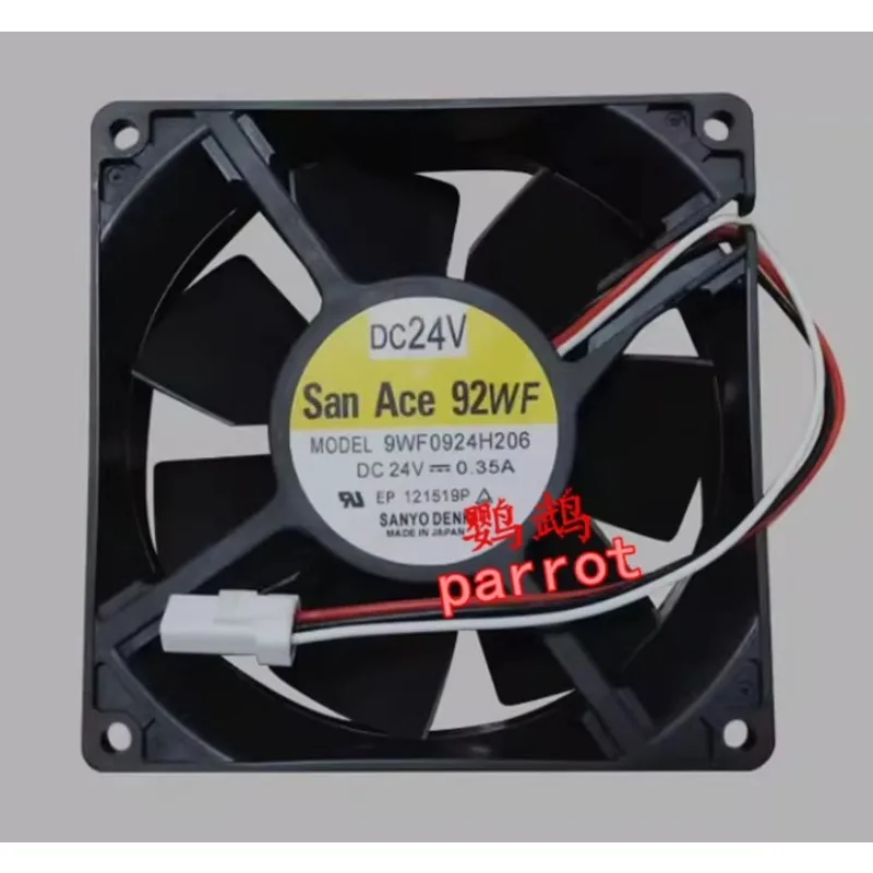 New Cooler Fan for Sanyo 9WF0924H206 DC24V 0.35A  3-Wire Cooling Fan 90 *90 * 32mm