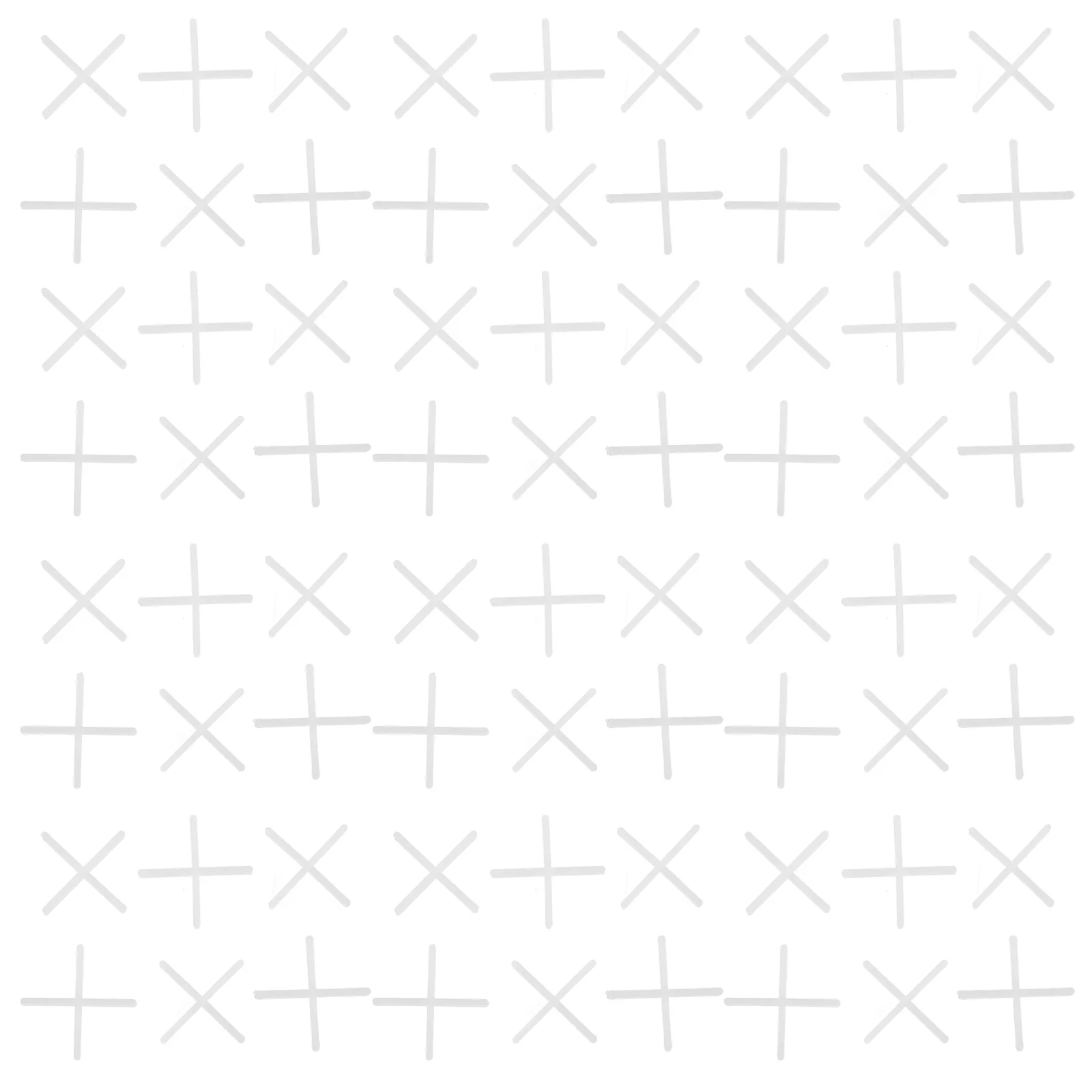 500 قطعة من فواصل البلاط على شكل متقاطع من السيراميك أدوات تحديد المواقع على الحائط لتركيب التسوية وفواصل الجص البلاستيكية #6