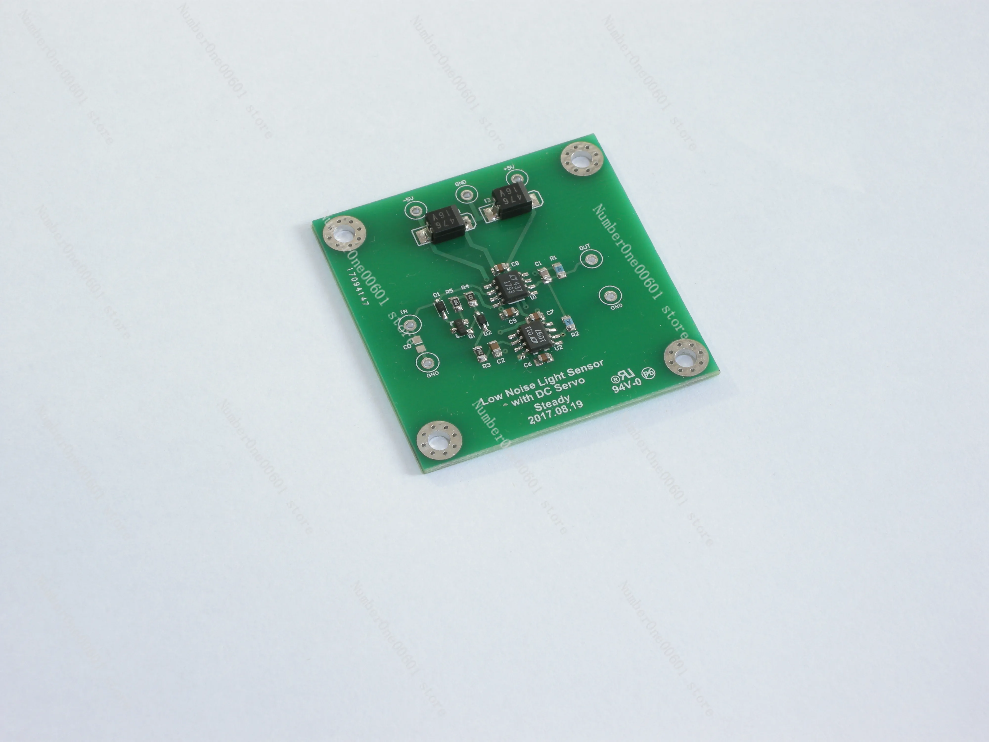 Low Noise Photodiode Amplifier Circuit Suitable for Precision Optical Analysis Instruments