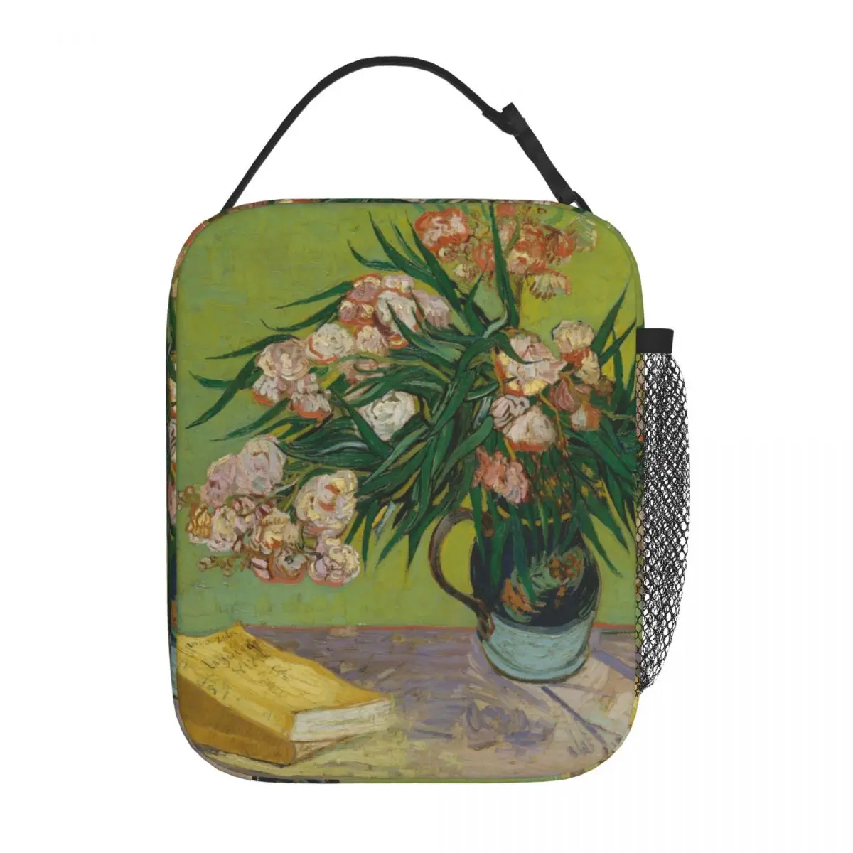 Insulated Lunch Bags Oleanders Vincent Van Gogh Flower Painting Accessories Dutch Post-Impressionist Lunch Food Bento Boxes