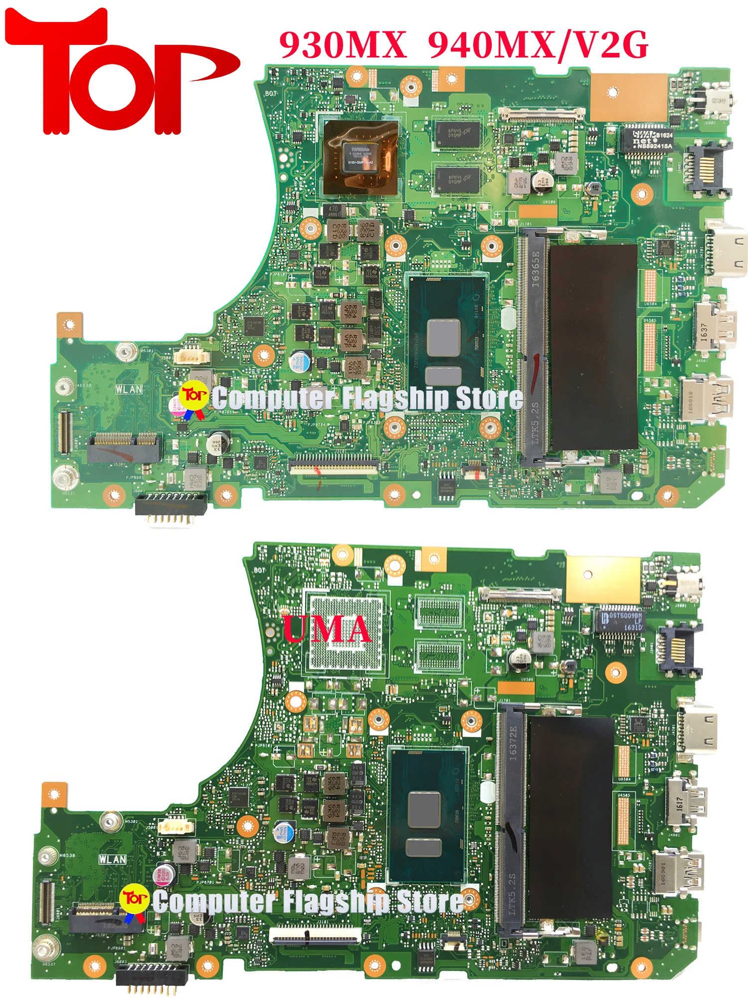 X556UJ Laptop Motherboard For ASUS X556UB X556UQ X556UQK X556UV X556UAK X556UAM X556UF X556URK X556UR V556U I3 I5 I7 Mainboard