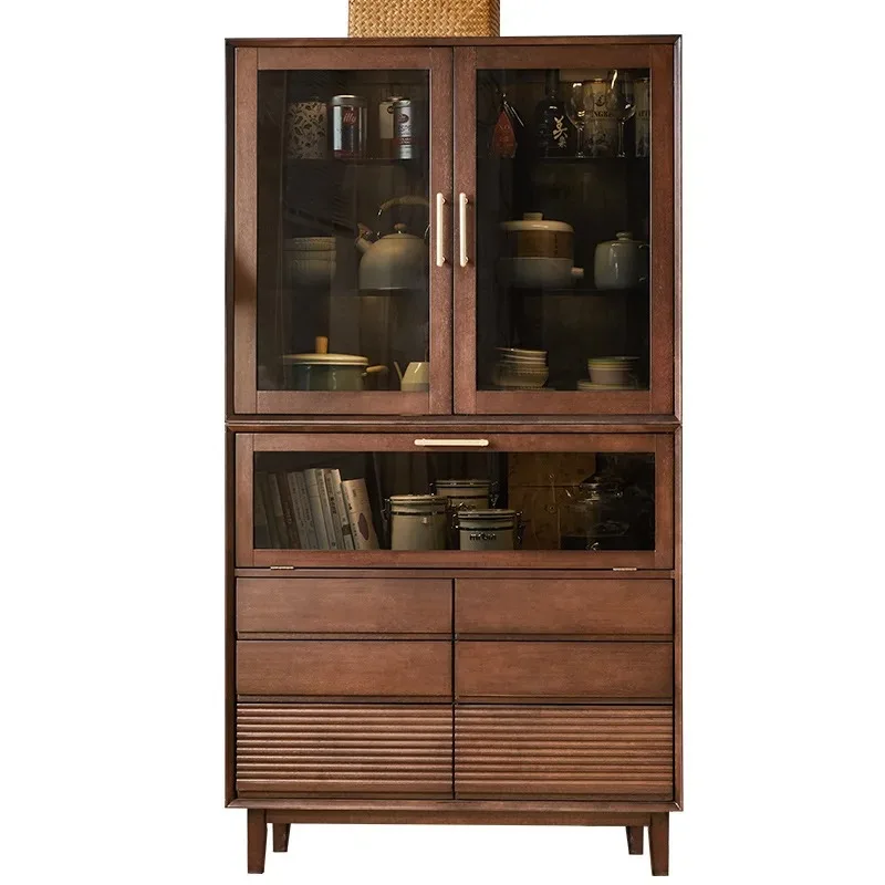 

Solid wood combination side cabinet wine cabinet tea cabinet cupboard dining room living room locker