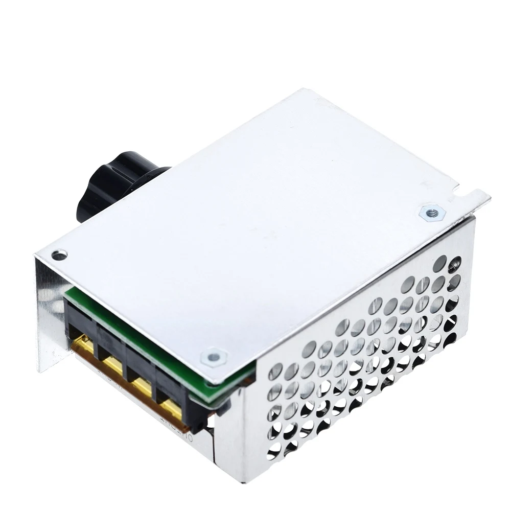 4000W 220V AC SCR Motor Speed Controller Module Voltage Regulator Temperature Dimmer for Electric Furnace Water Heater LED Light