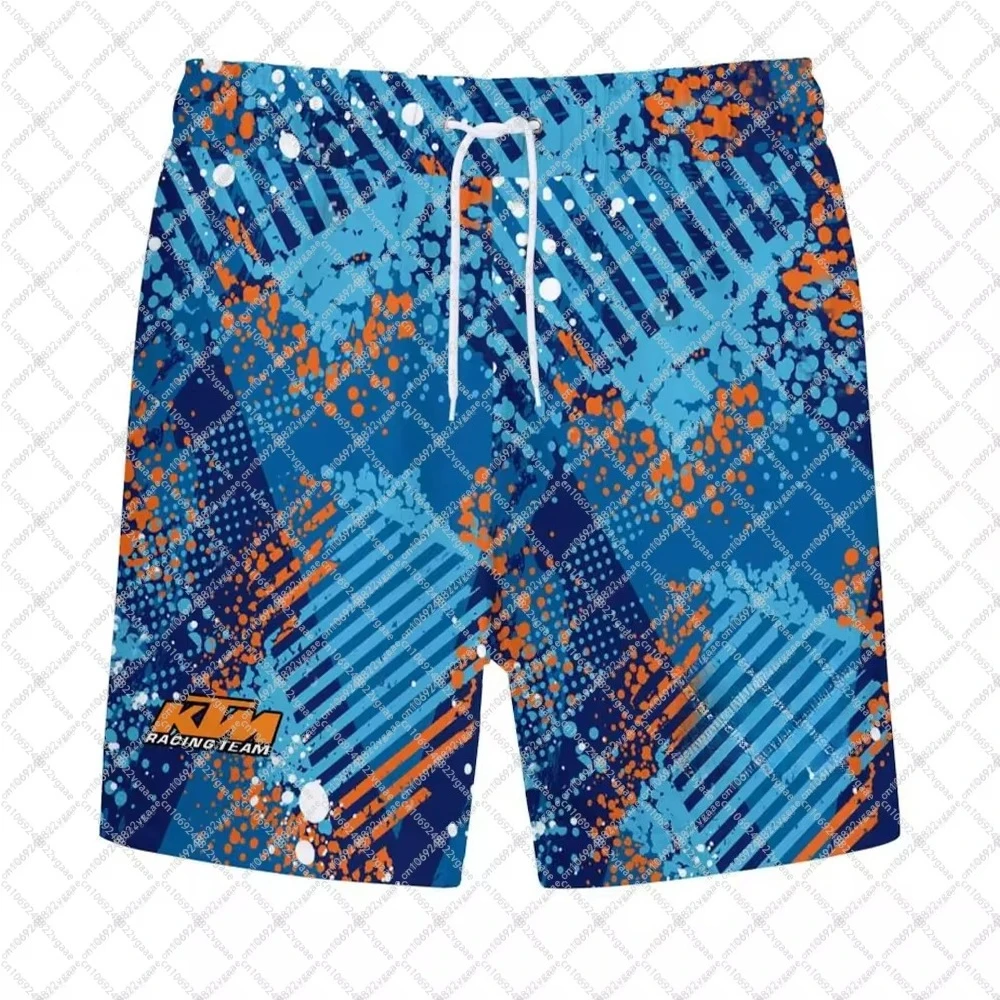 

2526 Hot Motocross Racing Jersey Clothes Red Motorcycle F1 Boys Team Men Tee Match Shorts Trousers Pants Adult Motorsports New